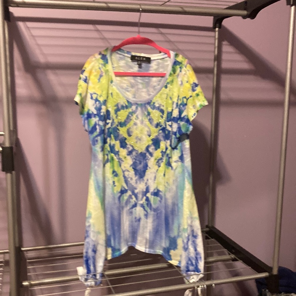 Short sleeve dressy sweater